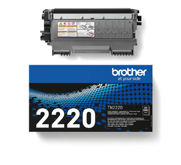 Brother TN-2220 Toner originale ad alta capacità – Nero