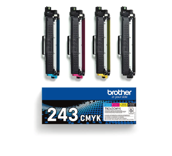 Brother TN-243CMYK Confezione originale da 4 toner - Nero, Ciano, Magenta, Giallo